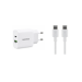 30W USB-C & USB-A Hurtig Oplader til iPhone 16e