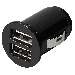 Dobbelt usb oplader til bil-sort