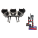Væghængt Holder til 5 Dyson V7 / V8 / V10 / V11 / V15 / V15s / Big Ball Mundstykker 