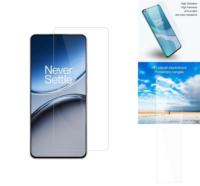 Beskyttelsesglas til OnePlus Nord 4 set fra forsiden