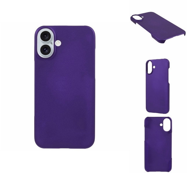 iPhone 16 Plus Cover i Mat Lilla - Forside