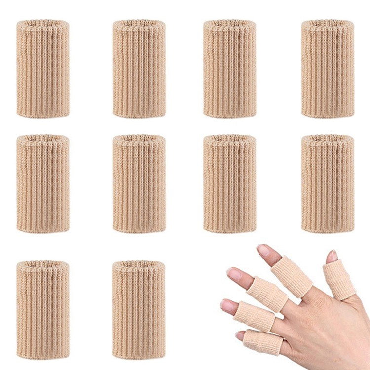 10 Stk Elastiske Fingerbeskytter til Sport