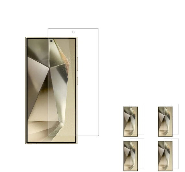 4 stk. Samsung Galaxy S25 Ultra Beskyttelsesglas / Skærmbeskyttelse / Glas