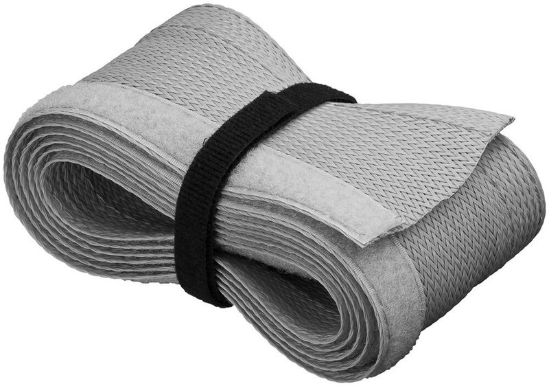 1.8 Meter Kabel Sleeve med Velcro-Grå