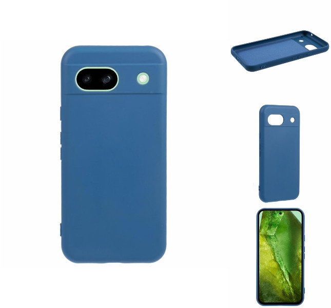 Google Pixel 8a Safirblå TPU Cover forside