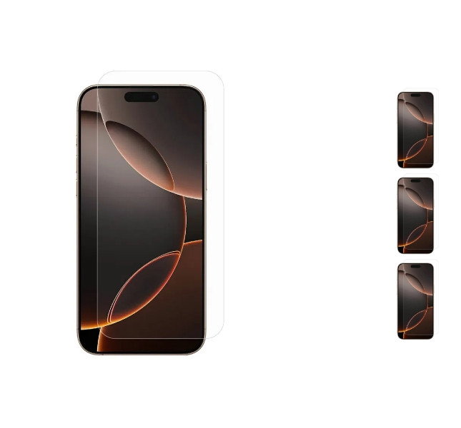 3 stk. iPhone Air Skærmbeskyttelse / Beskyttelsesglas i Hærdet Glas