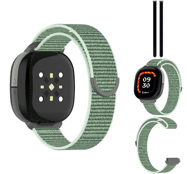 Børne urrem til Fitbit Ace LTE i flettet nylon