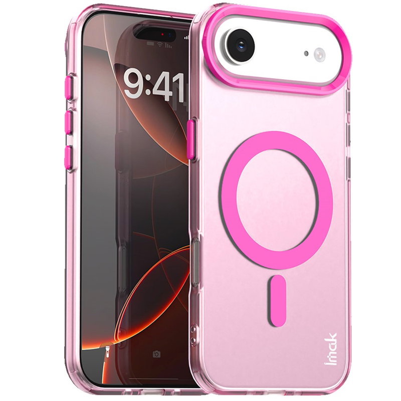 Gennemsigtigt iPhone Air Cover med MagSafe - Pink