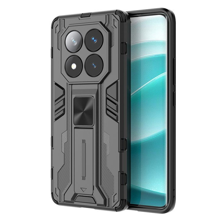Xiaomi Redmi Note 14 Pro 5G Hybrid Cover med Kickstand - Sort