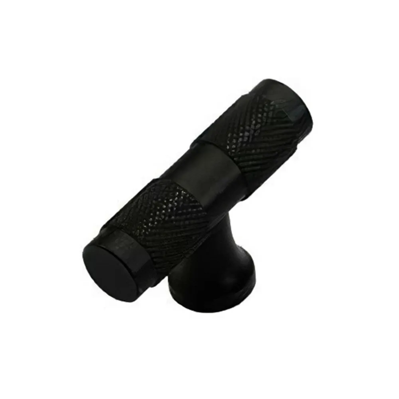 Riftlet / Børstet T Greb - 5cm-Sort