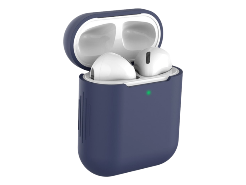 Silikone Cover til AirPods Serie 2 - Mørkeblå