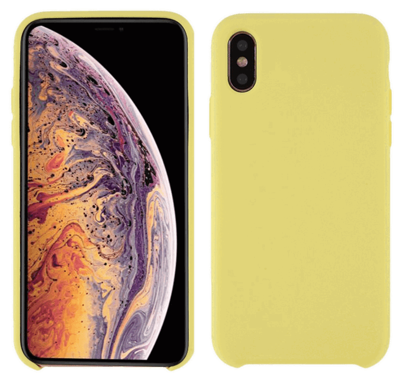 Flow Silicone Cover til iPhone X / XS-Gul