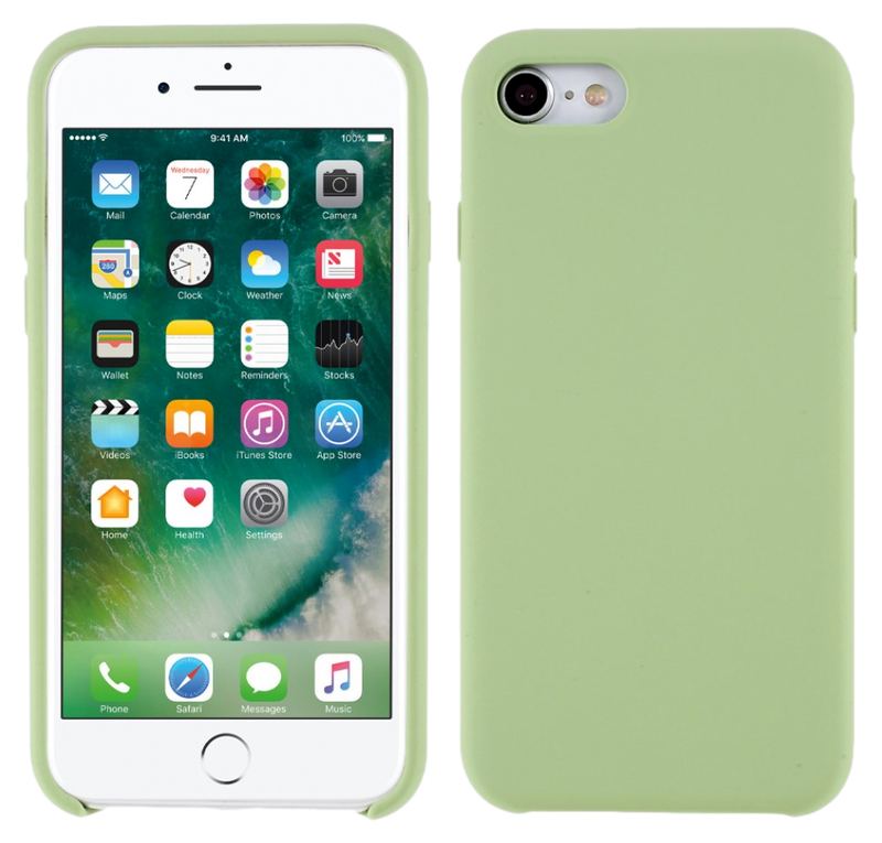 Silicone Cover til iPhone SE 2022 - Mørkegrøn