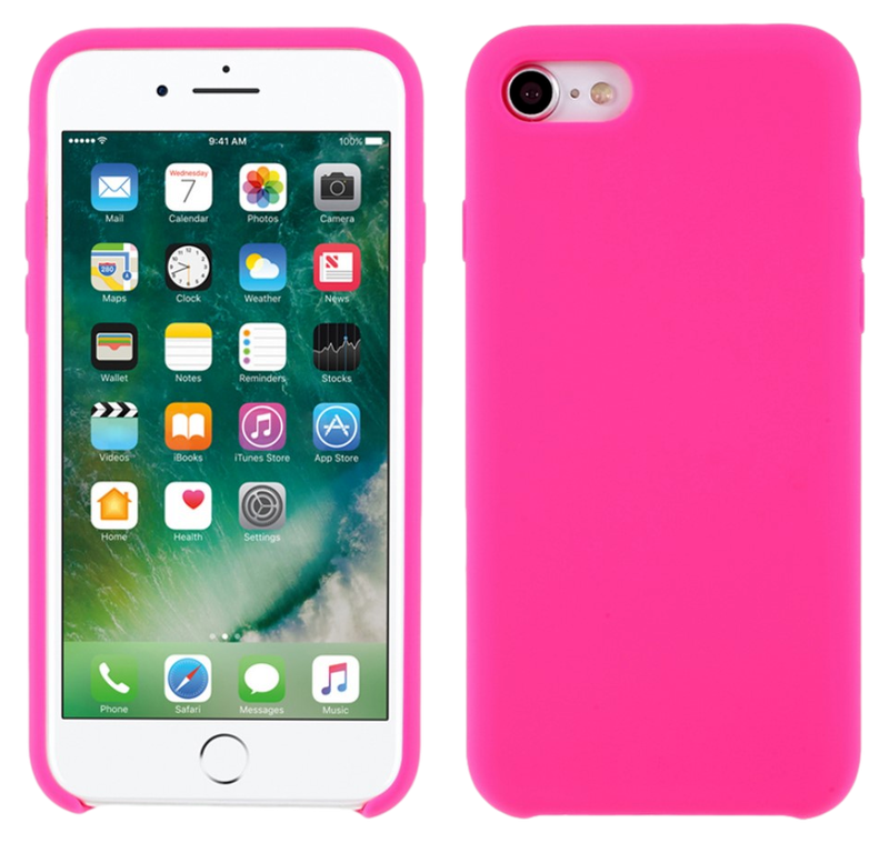 Silicone Cover til iPhone SE 2022 - Rosa