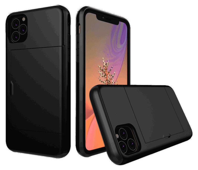 Slide Kortholder Cover til iPhone 11