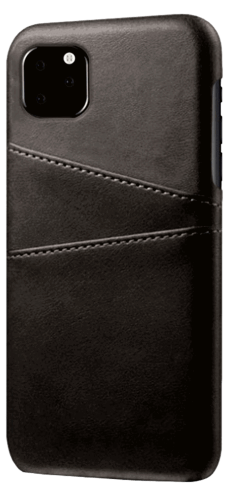 Guni Cover med Kortholder til iPhone 11-Sort