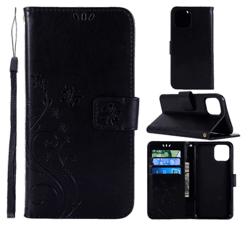 Papillo Flip Cover til iPhone 11-Sort