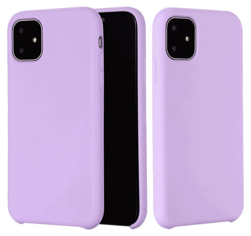 Matte Slim Silikone Cover til iPhone 11 Pro-Lilla