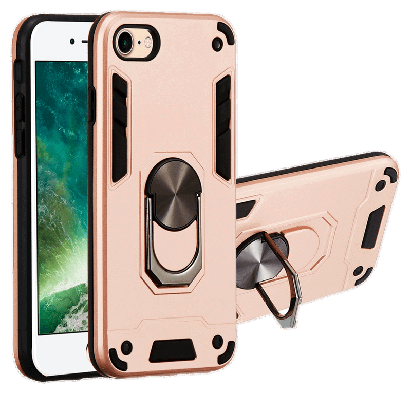 Hybrid Cover med Kickstand til iPhone 7 / 8 / SE (2020) - Lyserød