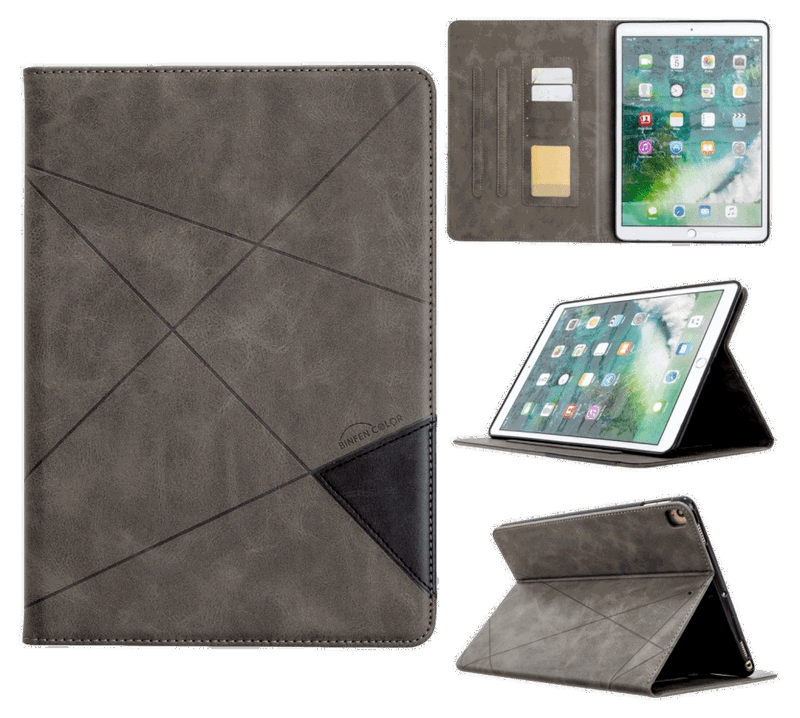 Metri Flip Cover til iPad 2020 (A2270, A2428, A2429, A2430) - Grå
