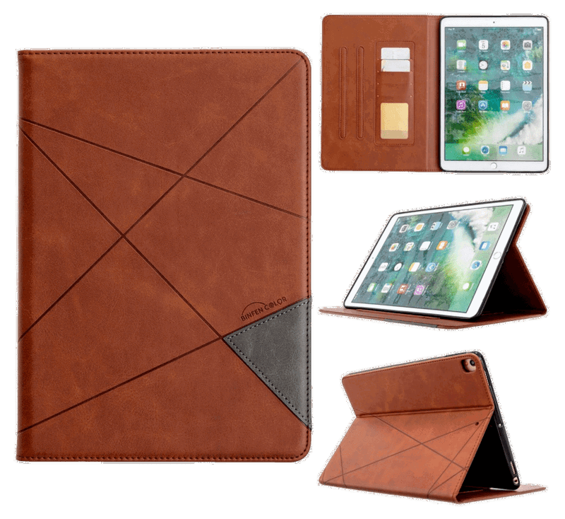Metri Flip Cover til iPad 2021 / 2020 / 2019 / Air 3 2019 / Pro 10.5 2017-Brun