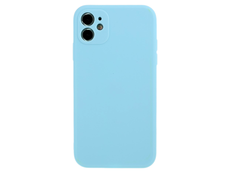 Soft Matte TPU Cover til iPhone 11-Lyseblå
