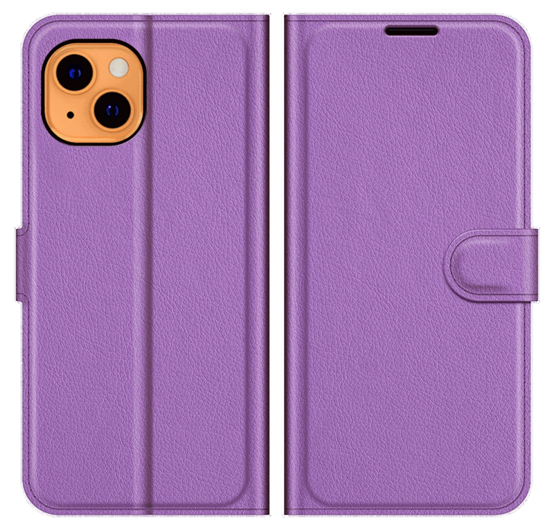 Graviera Flip Cover til iPhone 13-Lilla