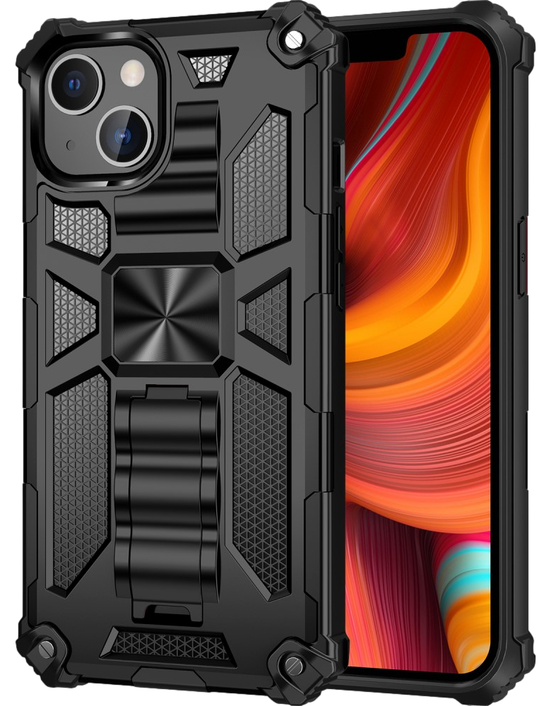 Hybrid m. Kickstand TPU Cover til iPhone 13