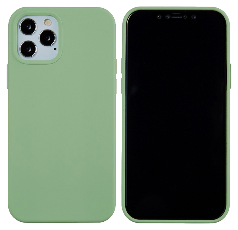 Soft Matte Silikone Cover til iPhone 13 Pro-Lysegrøn
