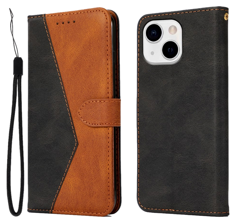 Dual Flip Cover til iPhone 13-Sort