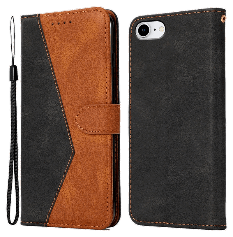 Dual Flip Cover til iPhone 7 / 8 / SE (2020)-Brun