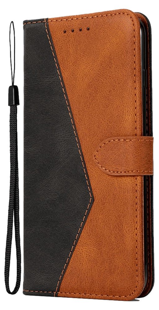 Dual Læder Flip Cover til iPhone 11-Sort