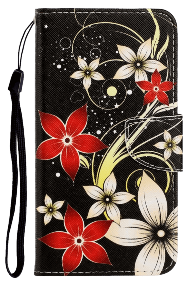 Flower Power Flip Cover til iPhone 7 / 8 / SE (2020)
