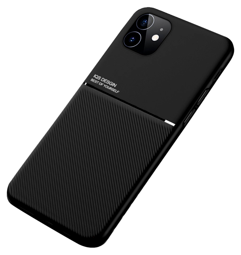 Magnetisk Læder Cover til iPhone 12 Mini-Sort