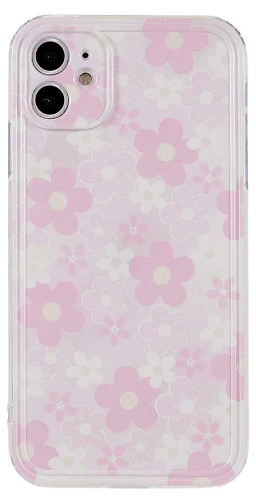 Blomster Silikone Cover til iPhone 11
