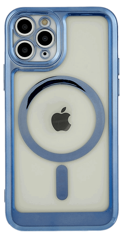 Color Silikone Cover med MagSafe til iPhone 11 Pro-Blå