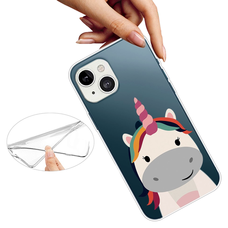 Unicorn Silikone Cover til iPhone 14 Plus