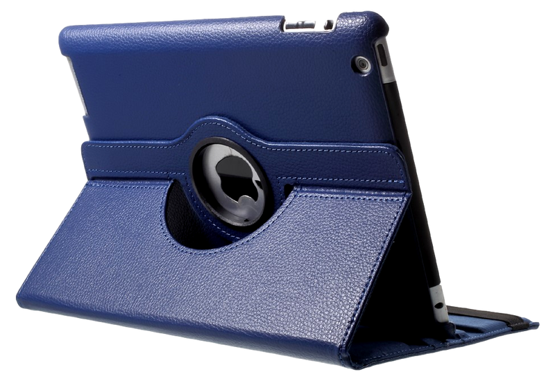 Brechin 360 Graders Flipcover til iPad 4 / 3 / 2-Mørkeblå