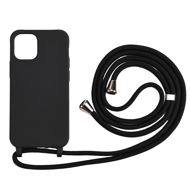 Silikone Cover med Snor til iPhone 12 / 12 Pro
