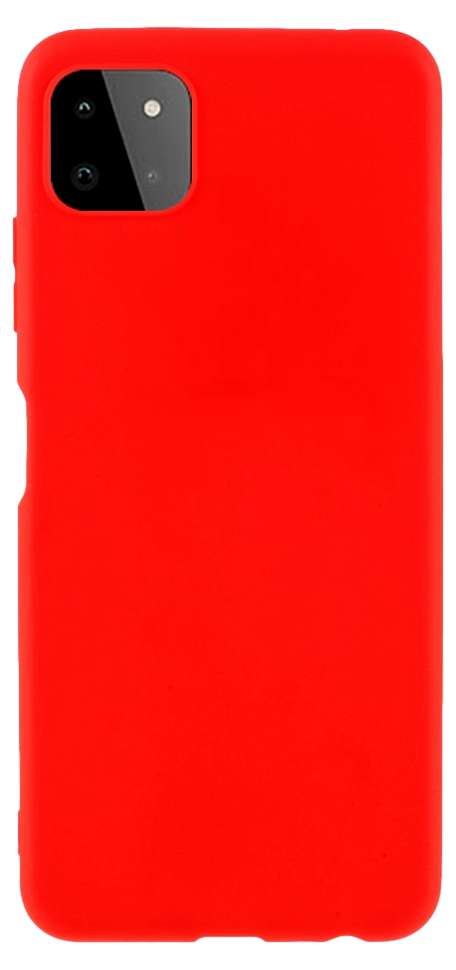 Soft Matte TPU Cover til Samsung Galaxy A22 5G-Rød