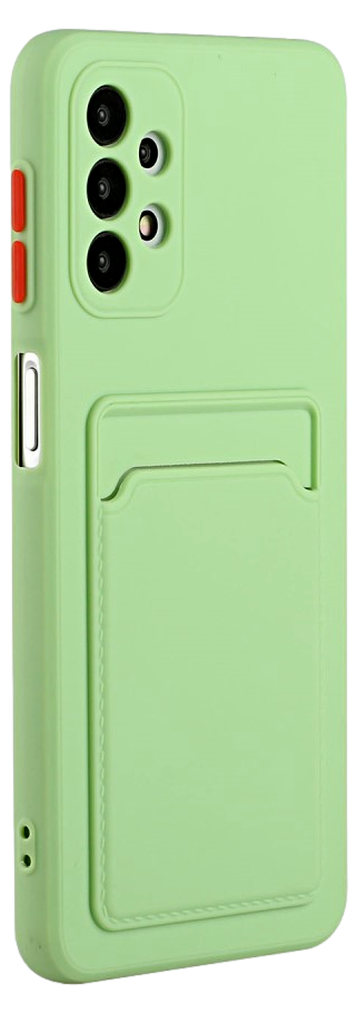 Zena Cover med Kortholder til Samsung Galaxy A52 4G/5G / A52S 5G-Lysegrøn