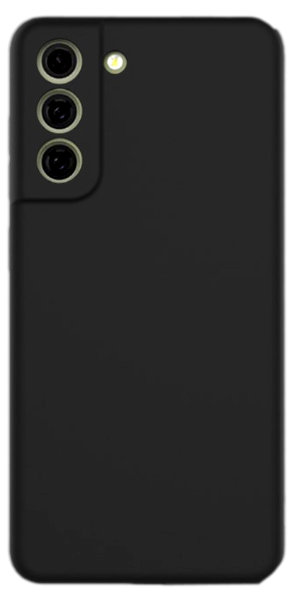 Matte TPU Cover til Samsung Galaxy S21 FE-Sort