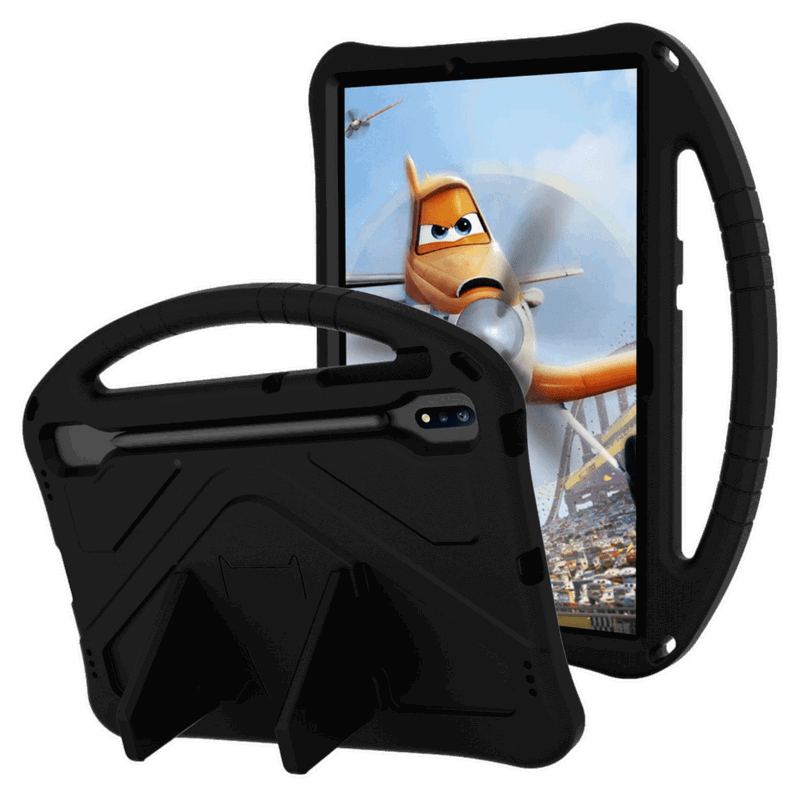 Børnecover til Samsung Galaxy Tab S7 FE 12,4 - Sort