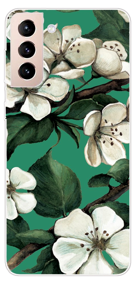 Blomster TPU Cover til Samsung Galaxy S22 Plus