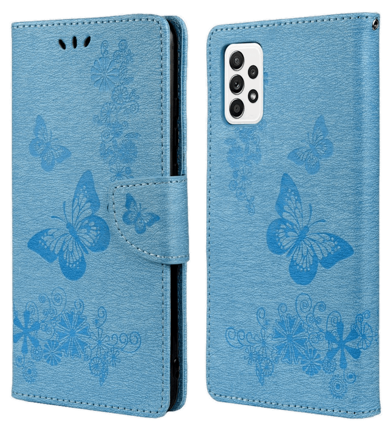 Papillo Flip Cover til Samsung Galaxy A53 5G-Blå