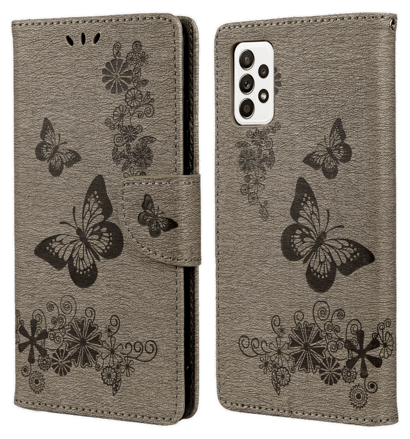 Papillo Flip Cover til Samsung Galaxy A53 5G-Grå