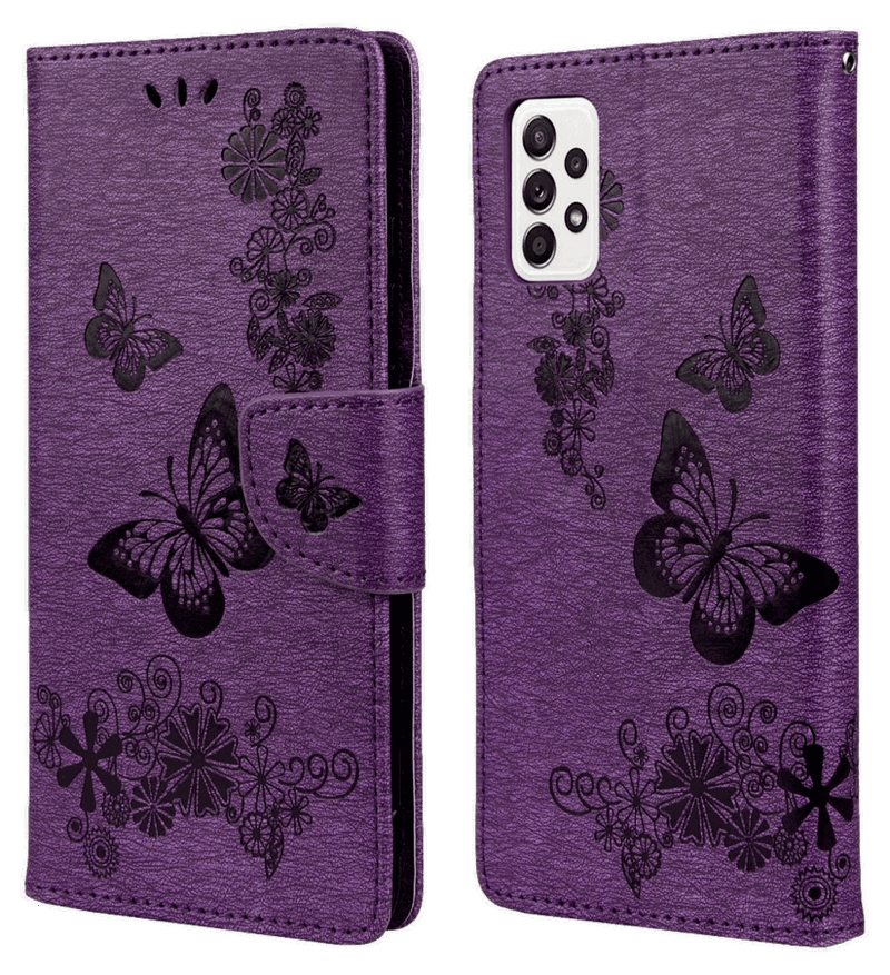 Papillo Flip Cover til Samsung Galaxy A33 5G-Lilla