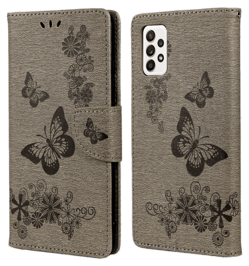 Papillo Flip Cover til Samsung Galaxy A33 5G-Grå
