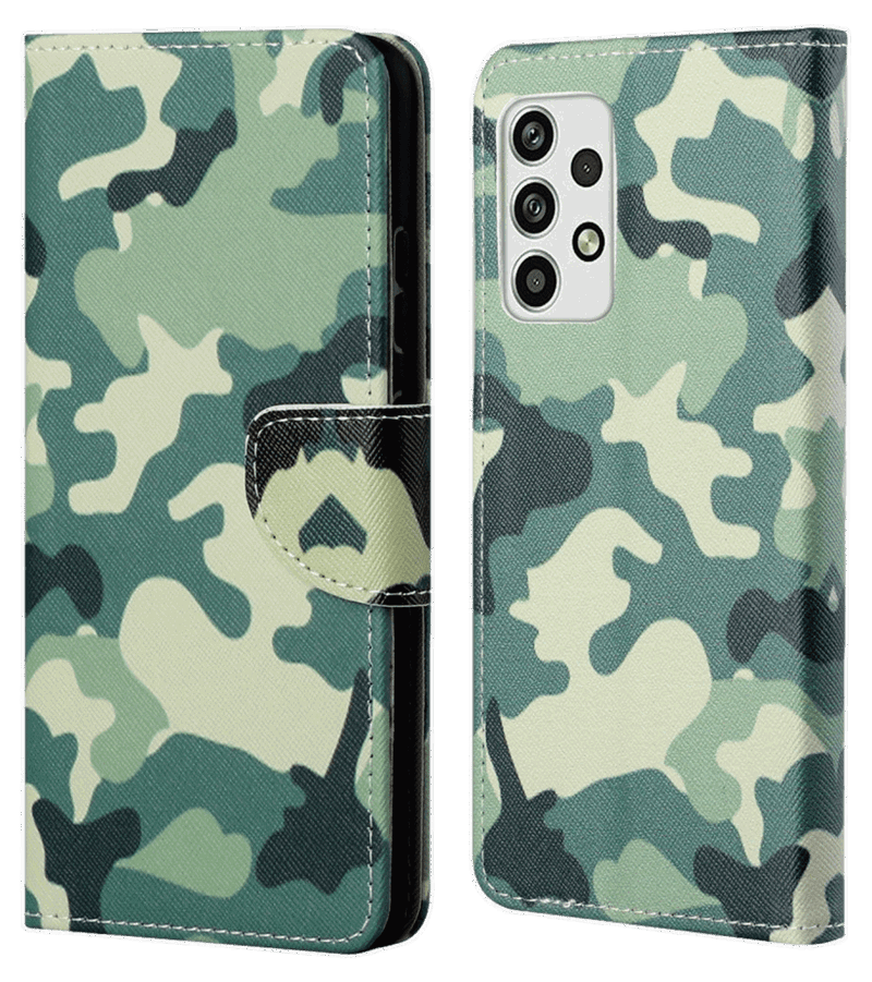 Camouflage Flip Cover til Samsung Galaxy A23
