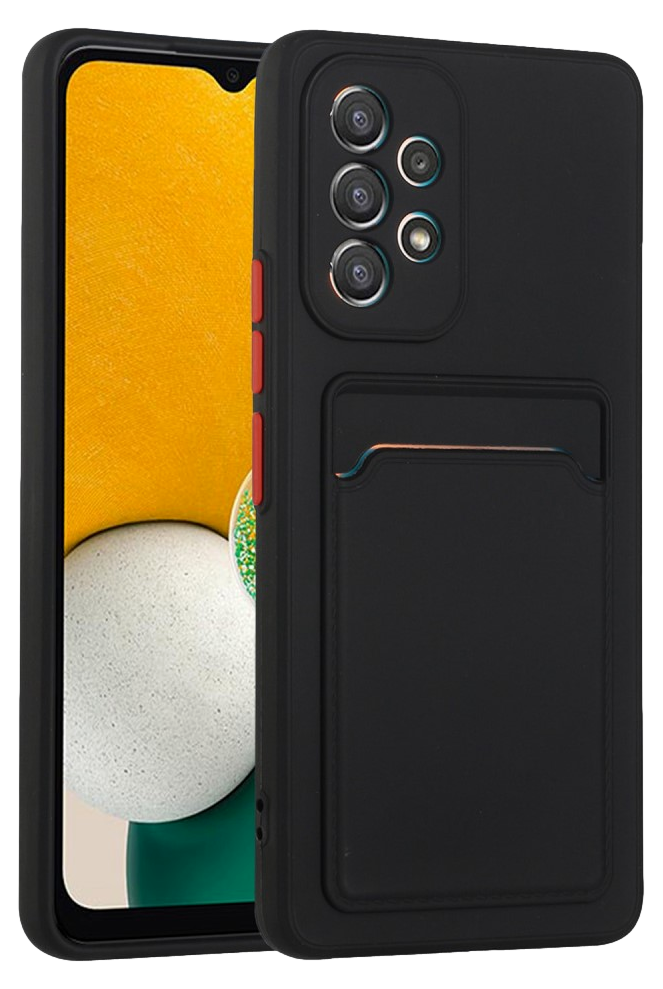 Silikone Cover med Kortholder til Samsung Galaxy A53 5G